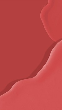 Acrylic red paint texture phone wallpaper background