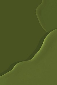 Acrylic texture dark olive green background