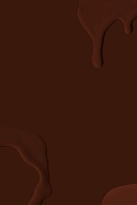 Dark brown fluid paint abstract background