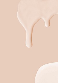 Pastel brown fluid texture poster background