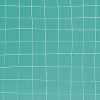 Grid pattern turquoise square geometric background deformed