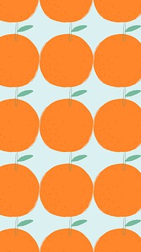 Vector seamless orange pattern pastel background