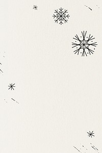 Minimal snowflakes Christmas social media banner background with design space