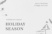 Holiday season Christmas festive social media banner