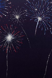 Colorful fireworks background in celebration theme