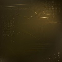 Brown futuristic waves background with computer code technology