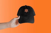 Editable cap mockup, unisex fashion design psd