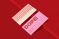 Colorful, funky business card, branding design