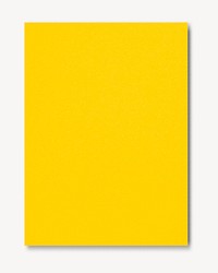 Poster mockup, realistic yellow paper  psd