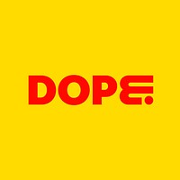Dope, business logo template, professional design vector