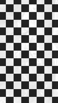 Checkered pattern phone wallpaper, paper texture background