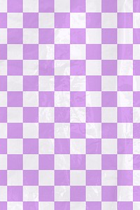 Purple checkered pattern background, paper texture