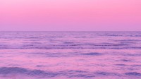 Pink dream beach computer wallpaper, nature aesthetic background