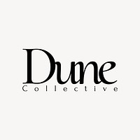 Dune collective logo template, professional business design vector