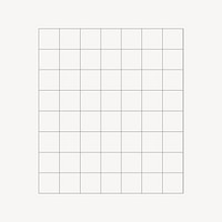 Grid table, geometric graphic vector