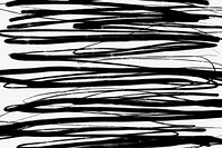 Squiggle doodle background, black and white design psd