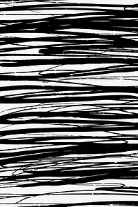 Squiggle doodle background, black and white design vector