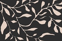 Abstract leafy pattern background, botanical design 