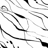 Abstract wavy background, black and white design vector