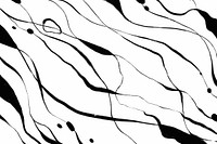 Abstract wavy background, black and white design