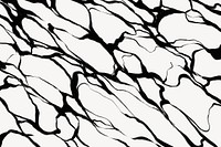 Abstract wavy background, black and white design psd