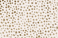 Doodle dots pattern background, gold design vector