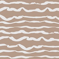 Lines doodle background, beige design vector