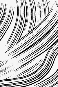 Abstract brush smear background, black and white design vector
