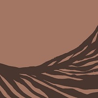 Abstract brown border background, minimal design vector