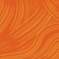 Abstract brush smear background, orange design