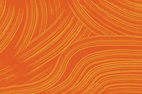 Abstract brush smear background, orange design