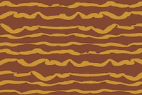 Lines doodle background, brown design