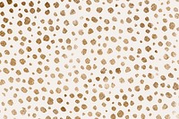 Doodle dots pattern background, gold design psd