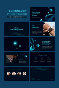 Editable technology vector presentation template | Premium Vector ...