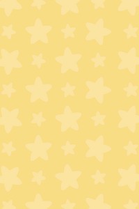Yellow stars wallpaper design vector