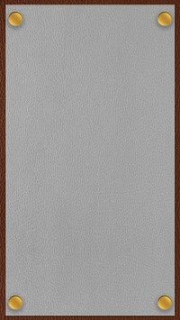 Gray leather texture mobile screen template vector