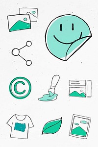 Useful business vector icon for marketing set
