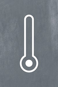 Thermometer icon graphic design user interface