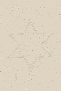 Vintage psd background with sheriff star badge in wild west theme