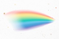 Rainbow light curve in white background