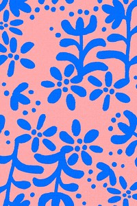 Floral pattern, textile vintage background in pink