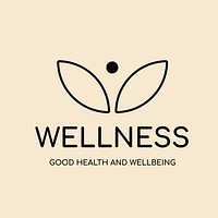 Spa logo, business branding design, wellness text