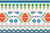 Colorful tribal seamless pattern background vector