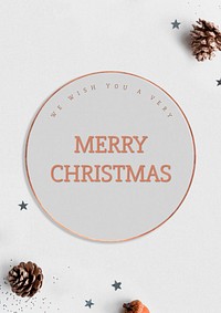 Christmas season&#39;s greeting social media banner background