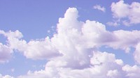 Aesthetic sky desktop wallpaper, cloudscape HD background