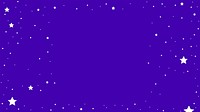 Purple background desktop wallpaper, star design