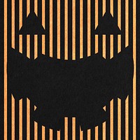 Black background, pumpkin halloween design
