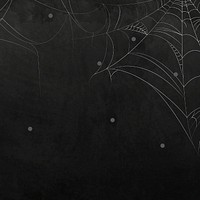 Black background, spider web design