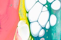 Abstract colorful liquid marble background