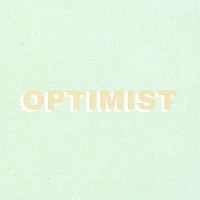 Optimist text pastel shadow font